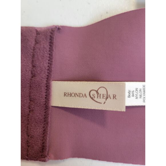 Rhonda Shear Wire Free Bra Purple Camo Full Coverage Molded Cup Padded Size 2X - Picture 6 of 10